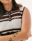 Abigail Polo - Bourbon Stripes