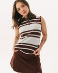 Abigail Polo - Bourbon Stripes