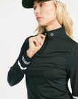 Micky Quarter Zip - Black