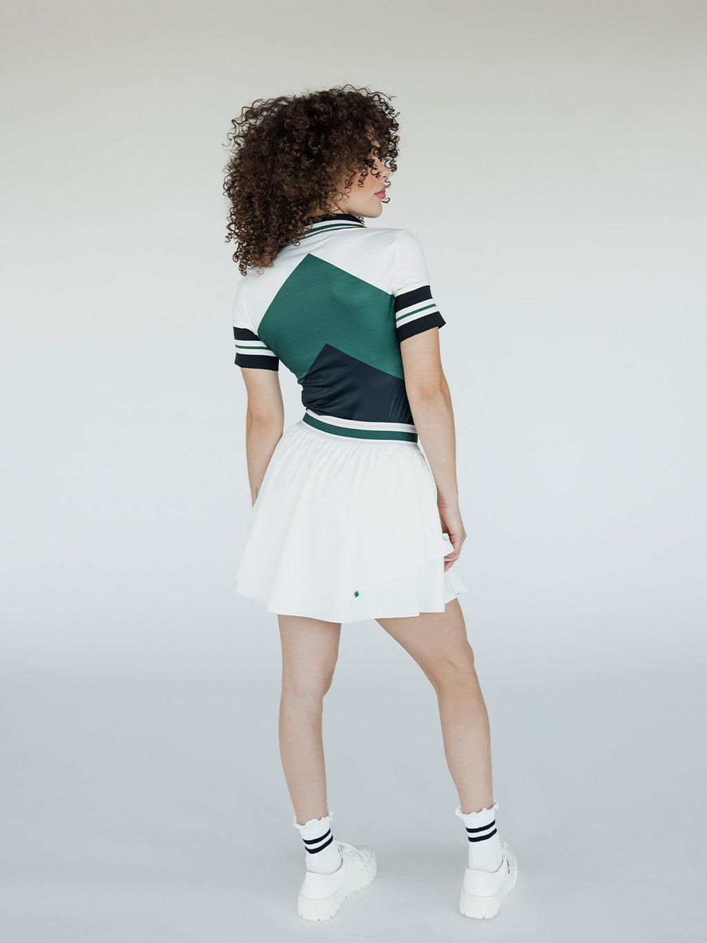 Betty Polo - Chevron Green