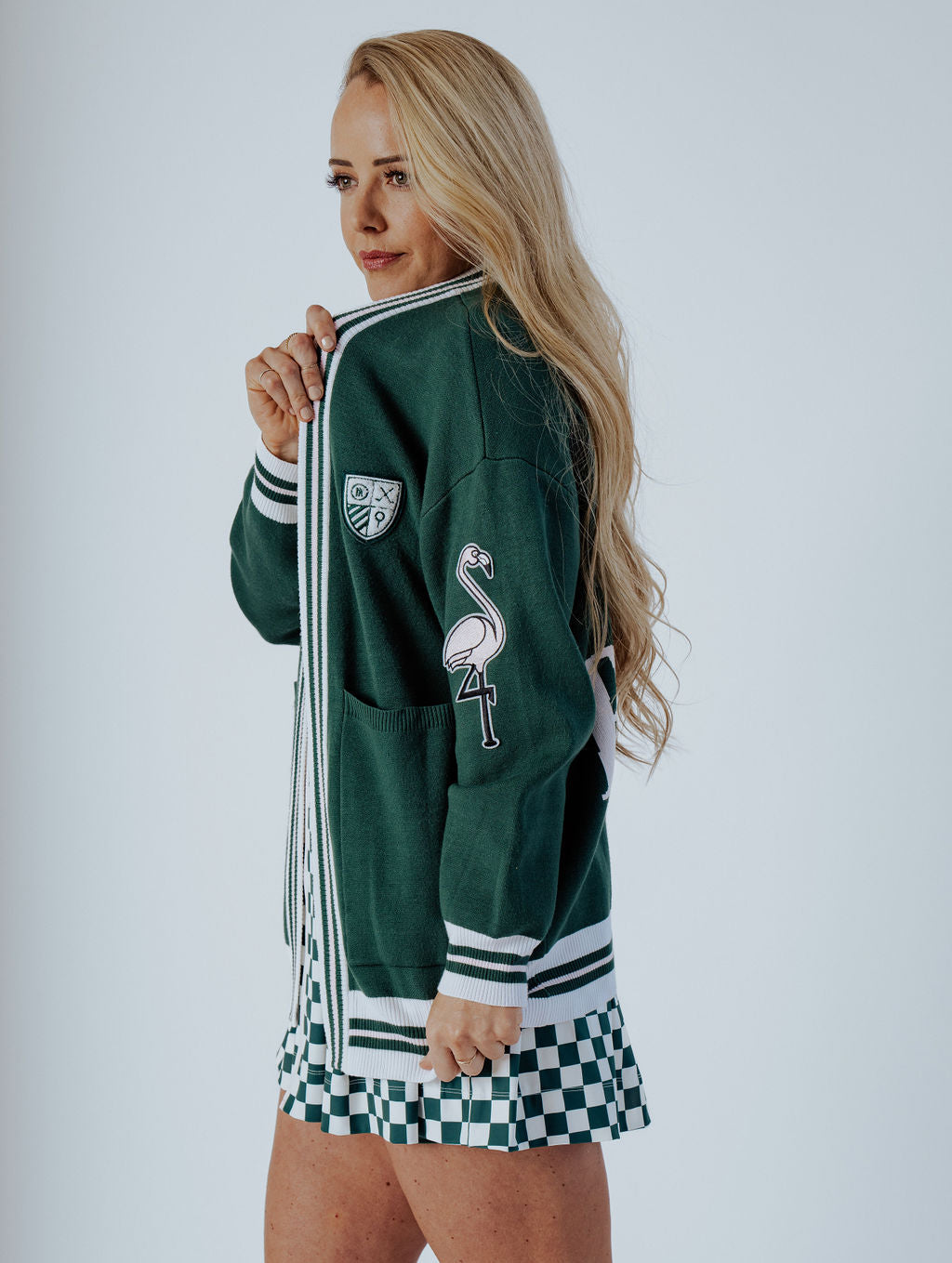 Babe Cardigan - Green – foreall.com