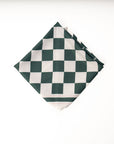 Hole in One Hanky - Green Checkered