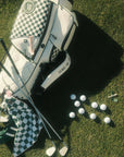 Fore All X Ghost Golf Bag - Green Checkered