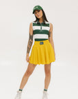 Moore Polo - Green/White Stripes