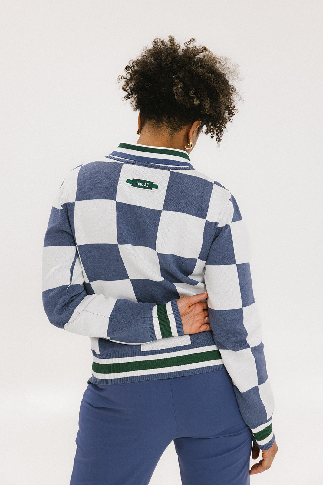 Dorothy Sweater - Indigo/White – foreall.com