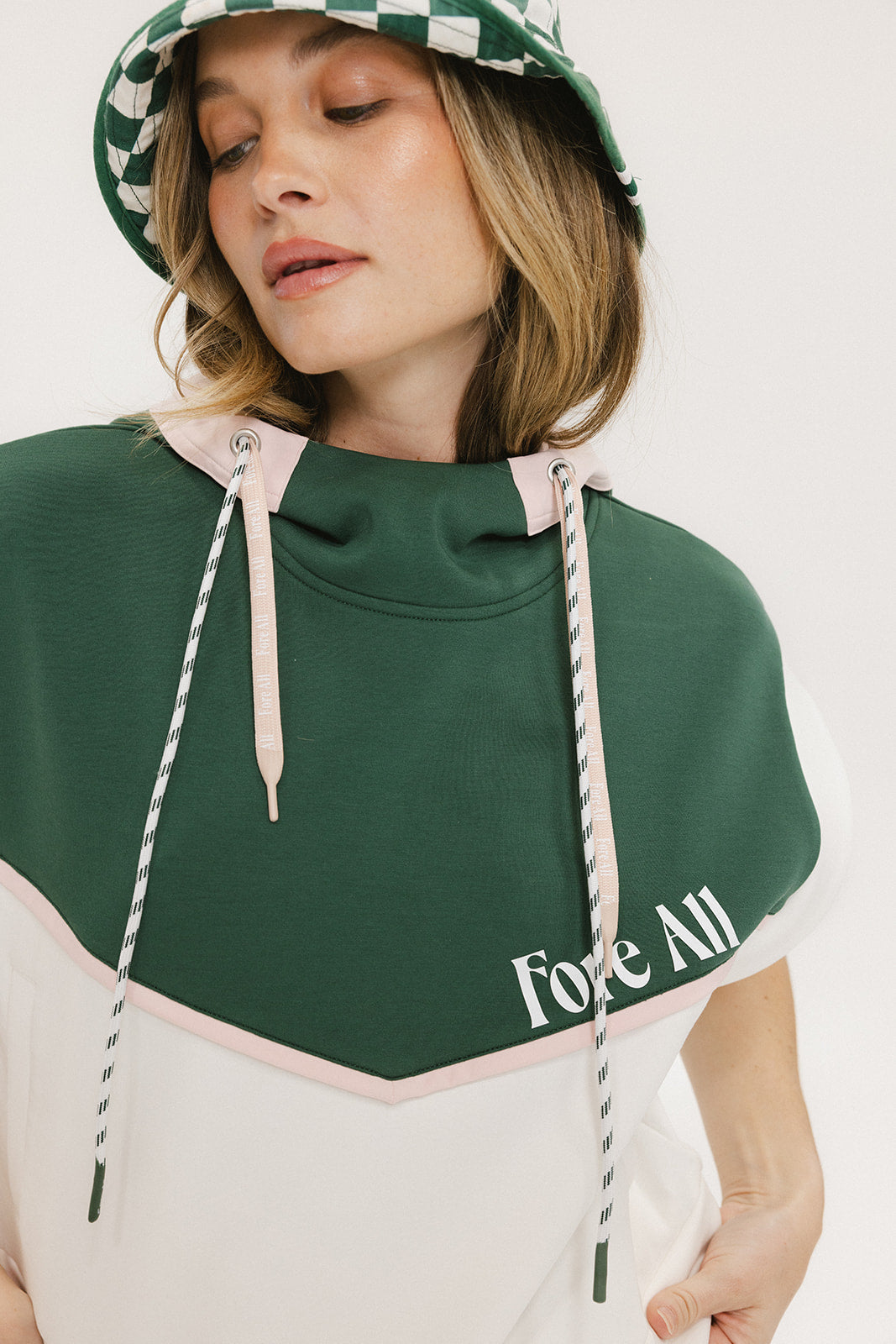 Laila Sleeveless Hoodie - Green – foreall.com