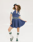 Retro Knee High Sock - Green