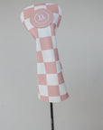 Fairway Headcover - Pink/White Checkered