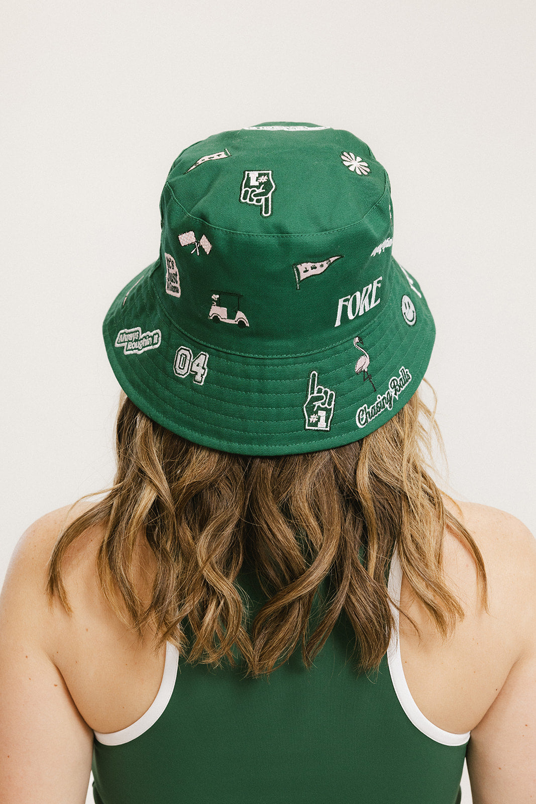 Austi Bucket Hat - Green Icon – foreall.com