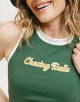 Lillee Tank - Green Chasing Balls