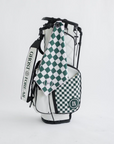 Fore All X Ghost Golf Magnetic Towel - Green Checkered