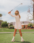 Youth Sasha Skirt - Pink/White Checkered