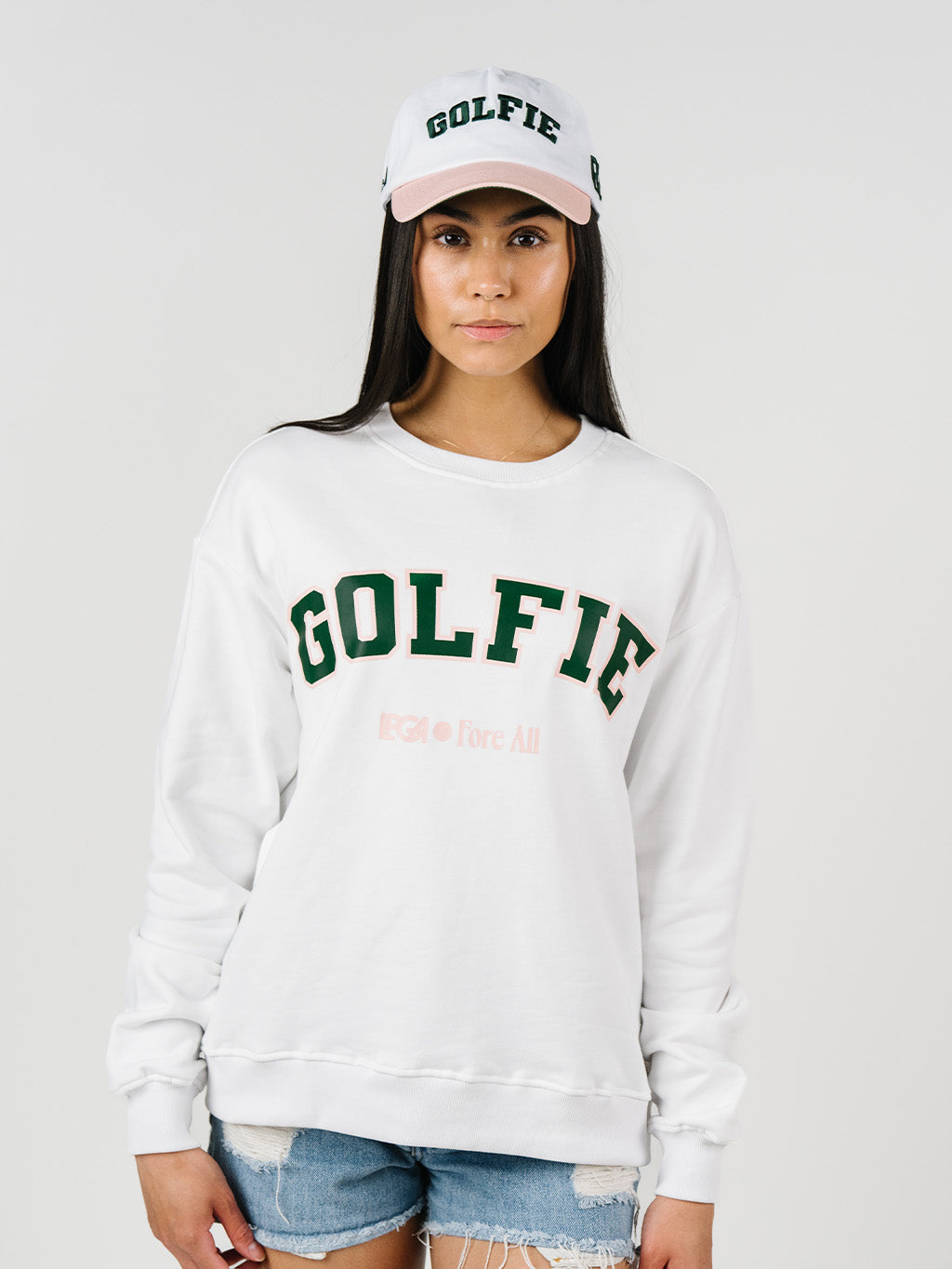 Golfie Crew - White – foreall.com