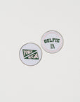 Golfie Ball Marker - White