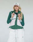 Jackie Moon Vest - Chevron Pink