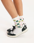 MAUDE RUFFLE SOCK - BARBIE CHECKERED — B1A1158.jpg