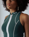 LOUISE FULL ZIP - GREEN/WHITE CHECKERED — DSC02172.jpg