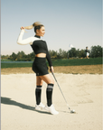 Michelle Mock Shirt - Black/White