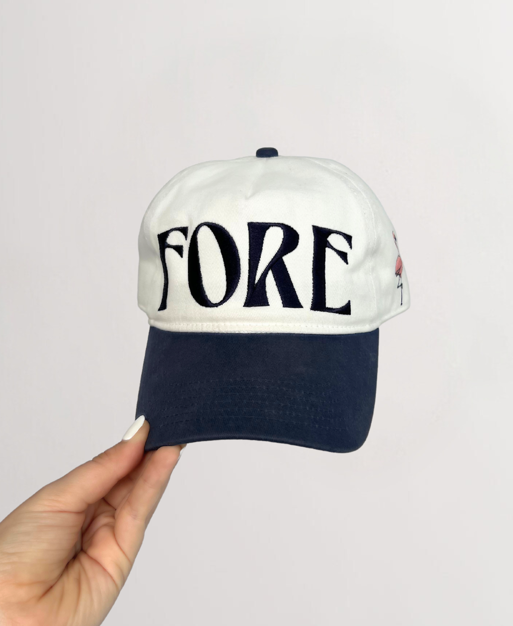 Fore Oregon Cap Fore Hat - White/Indigo – foreall.com