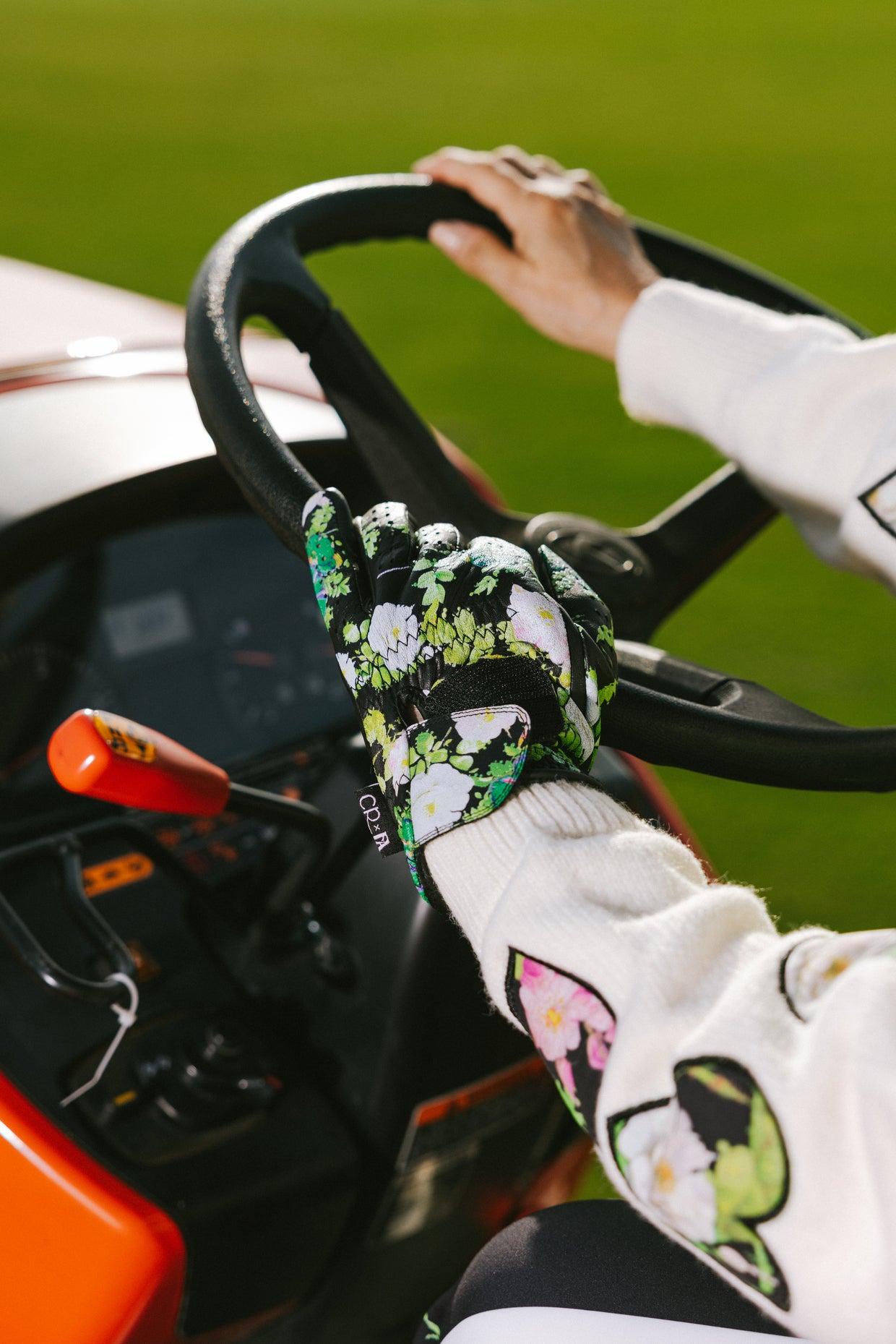 CR x FA Golf Glove - Black Floral – foreall.com