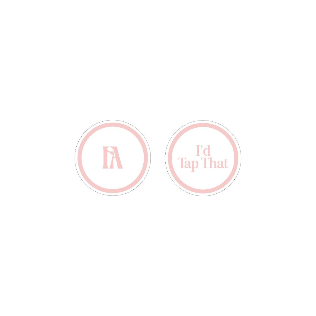 Fore All X Snaps Hat Clip - Pink/White