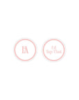 Fore All X Snaps Hat Clip - Pink/White