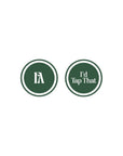 Fore All X Snaps Hat Clip - Green/White