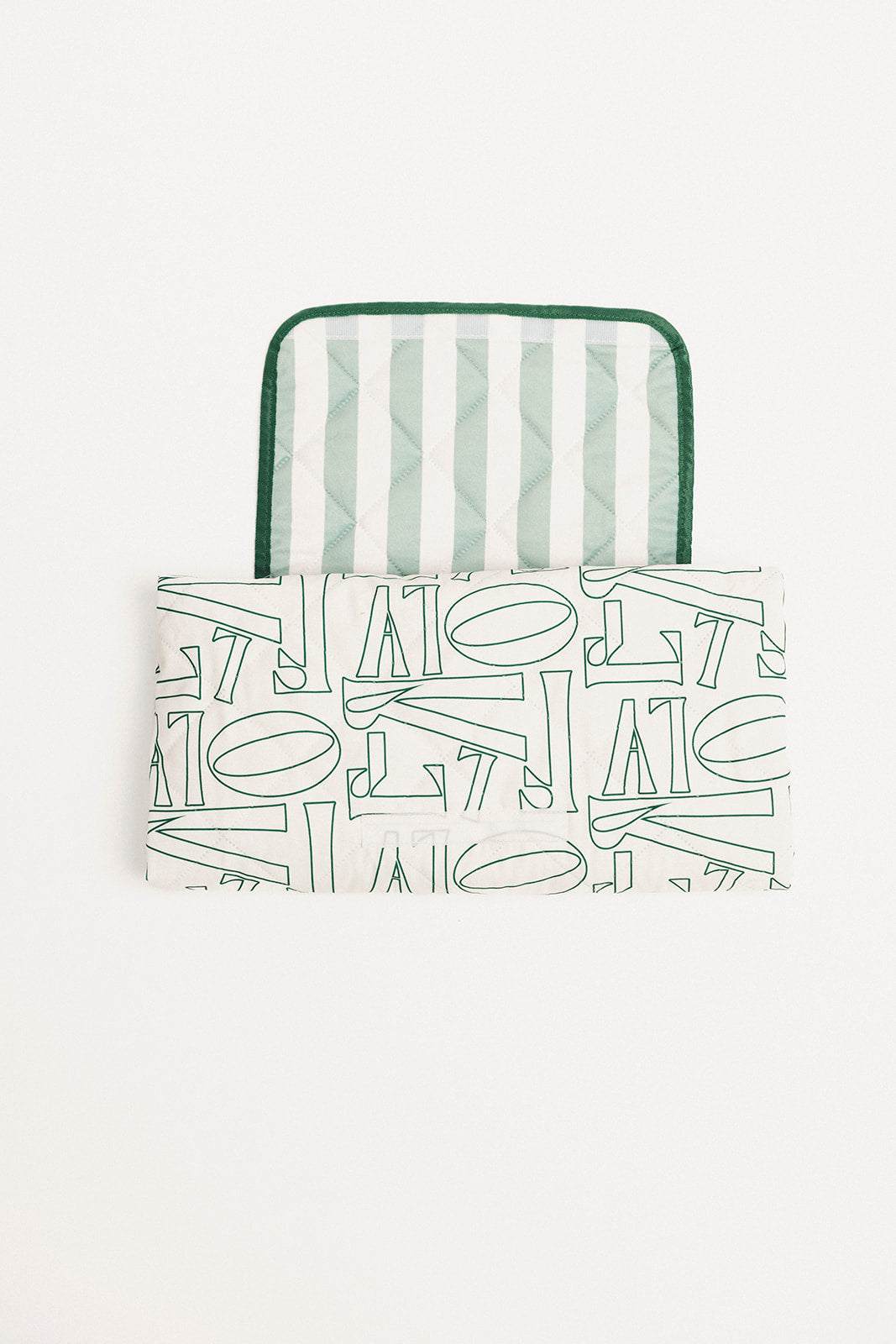 Golf Cart Seat Cover - Sea Stripes/Scattered