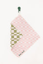 Magnet Golf Towel - Pink/White Checkered