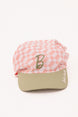 PINK/WHITE CHECKERED