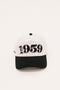 1959 Hat - 1959 White/Black