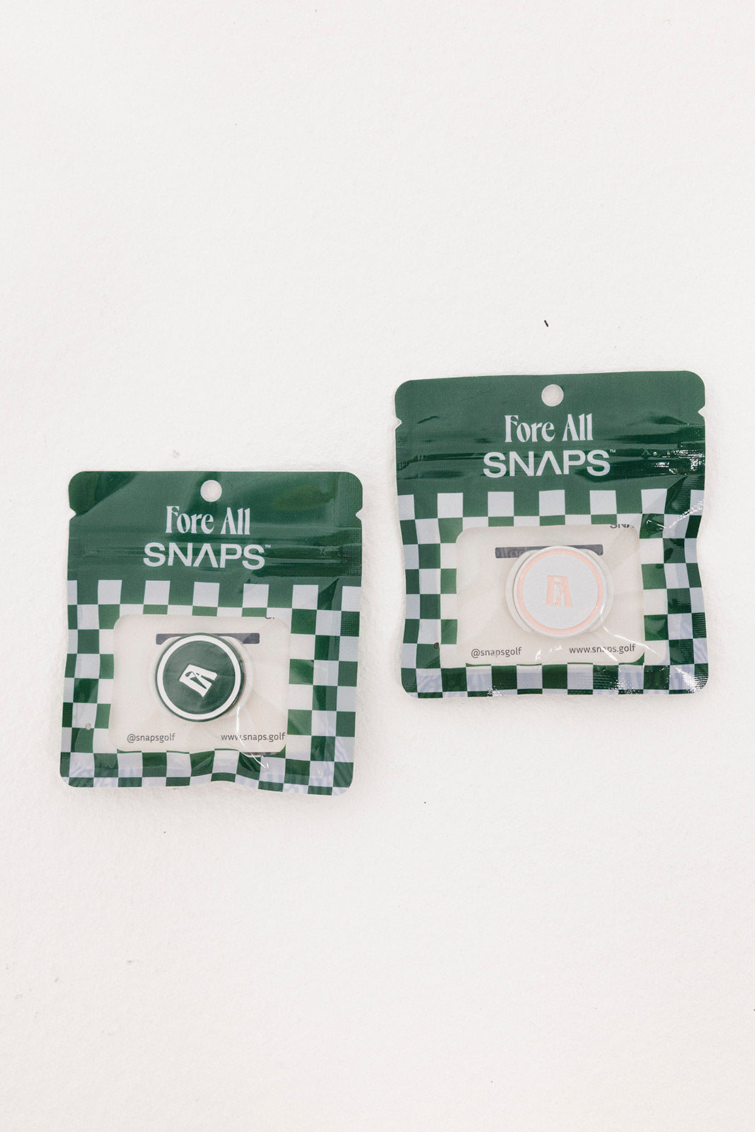 Fore All X Snaps Hat Clip - Green/White