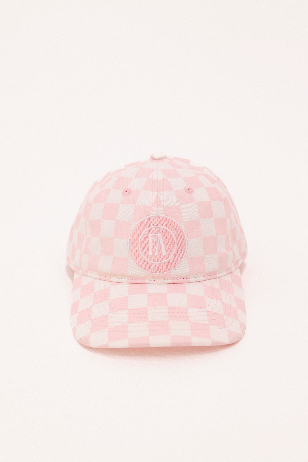 Cass Hat - Pink/White Checkered