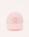 Cass Hat - Pink/White Checkered