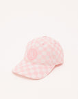 Cass Hat - Pink/White Checkered