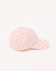 Cass Hat - Pink/White Checkered