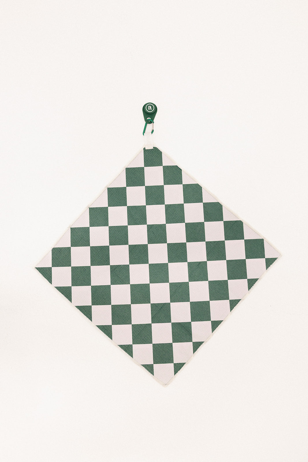 Magnet Golf Towel - Green/White Checkered – foreall.com