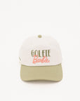 Golfie Barbie Hat - Putting Green/White