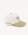 Golfie Barbie Hat - Putting Green/White