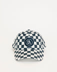 Cass Hat - Indigo/White Checkered