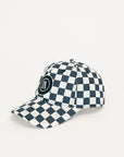 Cass Hat - Indigo/White Checkered