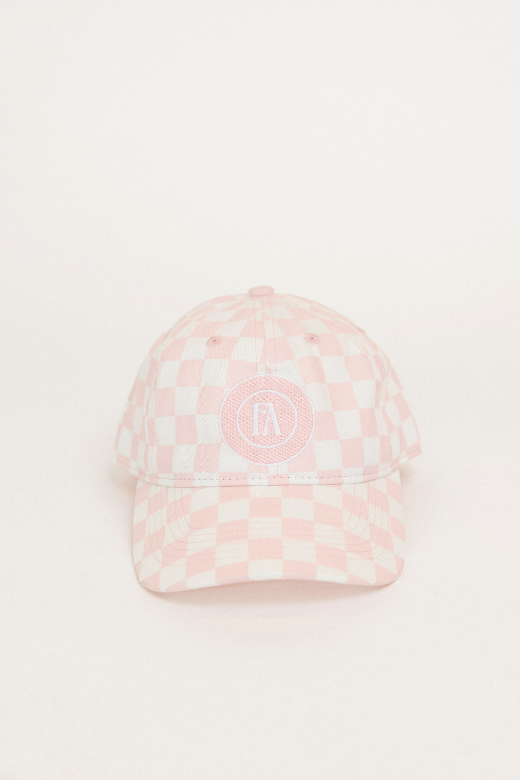 Cass Hat - Pink/White Checkered