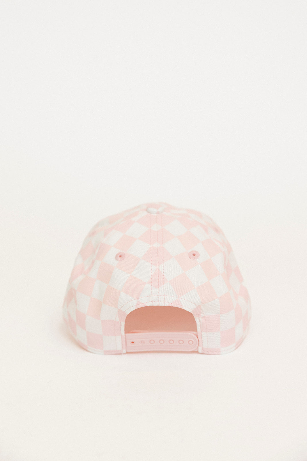 Cass Hat - Pink/White Checkered