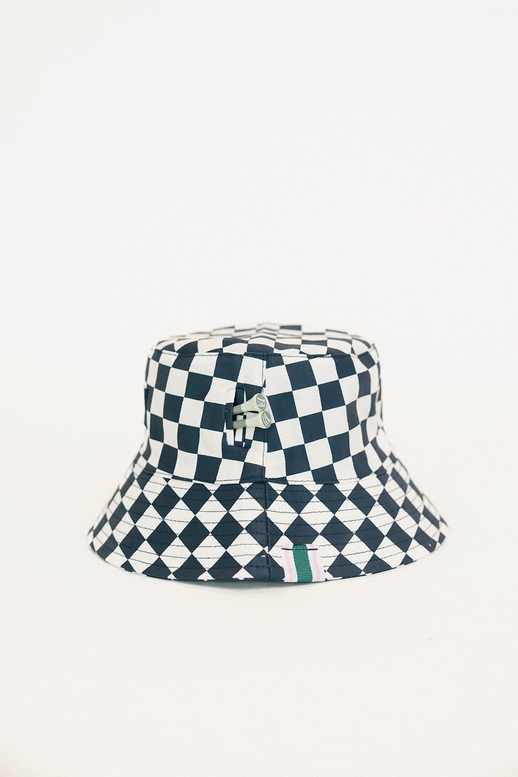 Austi Bucket Hat - Indigo/White Checkered – foreall.com