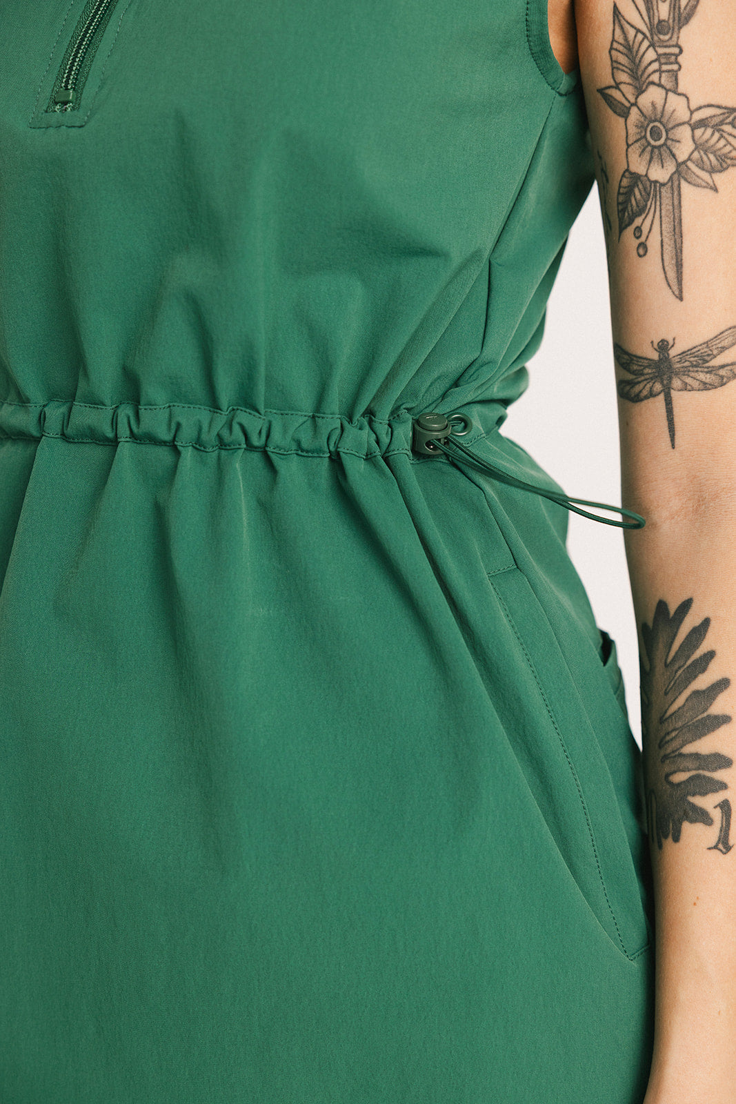 Anchor Dress - Green