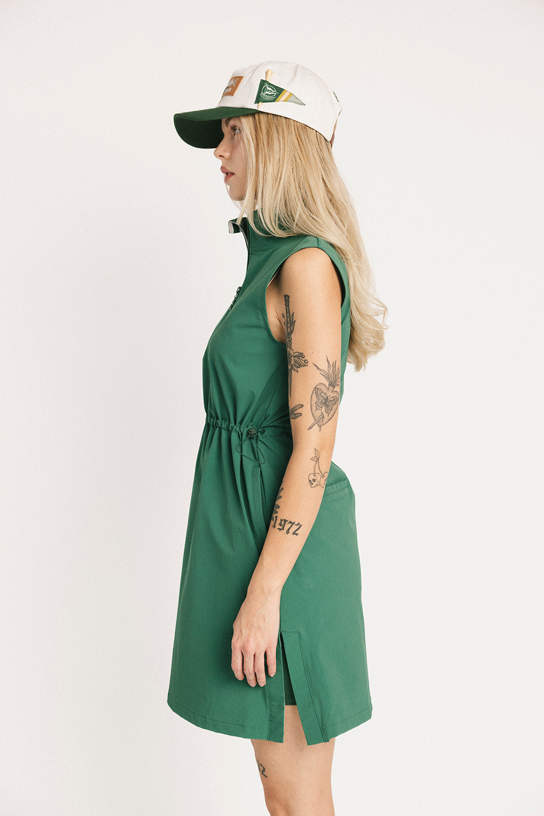 Anchor Dress - Green