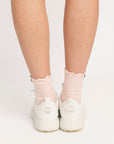 Reef Ruffle Sock - Pink