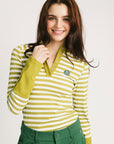 Marlin Long Sleeve - Avo Stripes