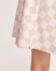 Youth Sasha Skirt - Pink/White Checkered