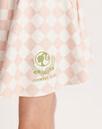 Youth Sasha Skirt - Pink/White Checkered